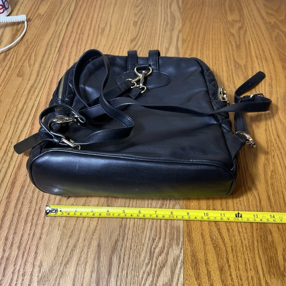 Bebe Maria quilted Large backpack Purse